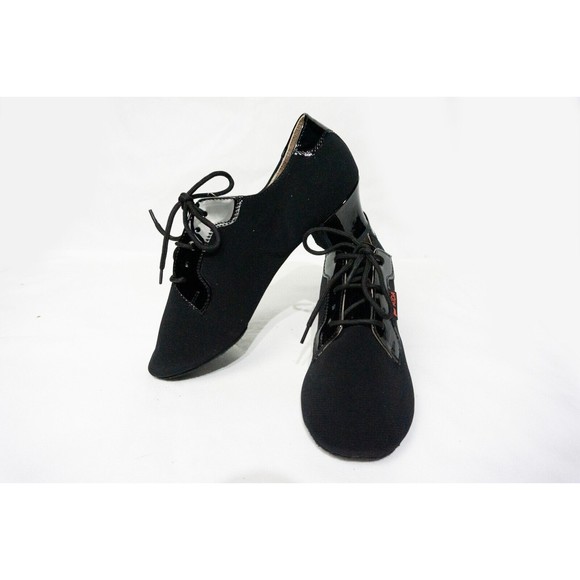 NEW Aida Men's Standard  Smooth Shoes ballroom dancing size 26.5 black laced - Picture 11 of 13